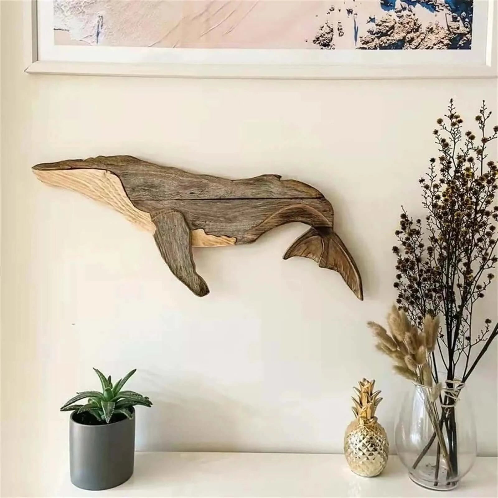 Wooden Fish Wall Hanging