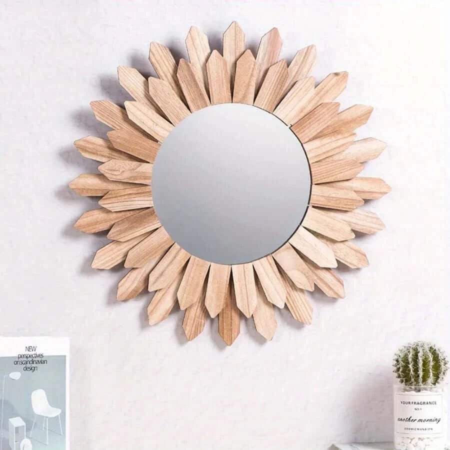 Wood Vanity Mirror