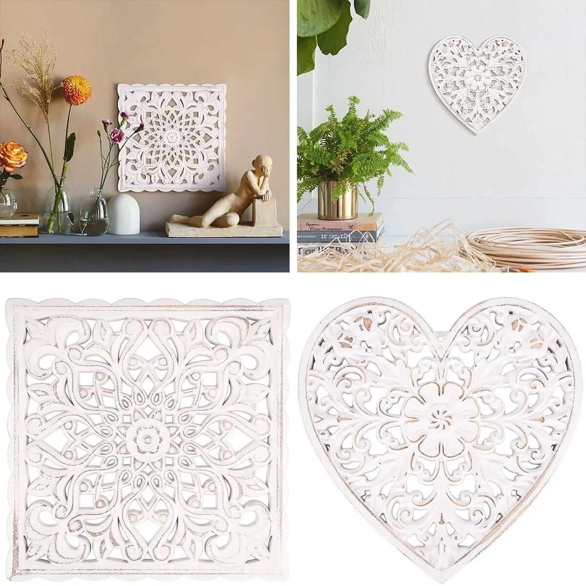 Floral Wood Wall Decor